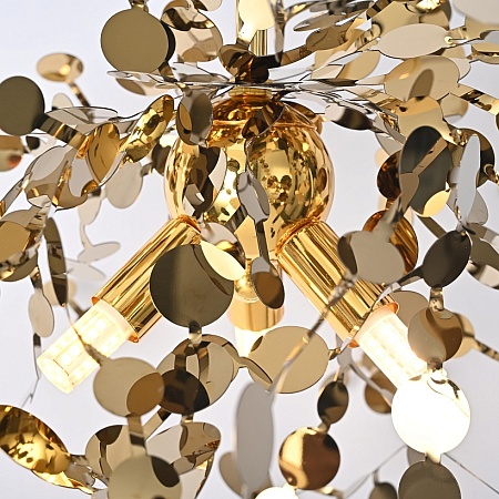 Люстра Tezani Argent Suspension Pendant Lamp 40 Gold Imperiumloft 84500-22 - фото