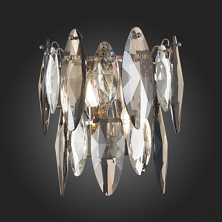 Бра ST-Luce Никель/Прозрачный E14 2*40W SL1227.101.02 - фото