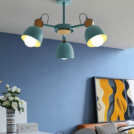Потолочная Люстр На Штанге Rolla 8 Blueice Imperiumloft 178076-26 - фото