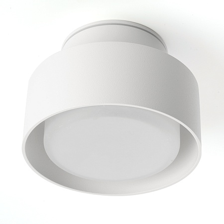 Светильник потолочный Feron HL367 Barrel AURA 12W, 230V, GX53, белый IP44 - фото