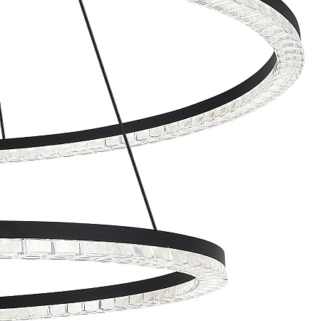 Светильник подвесной ST-Luce черный/прозрачный LED 1*96W 4000K SL1018.403.02 - фото