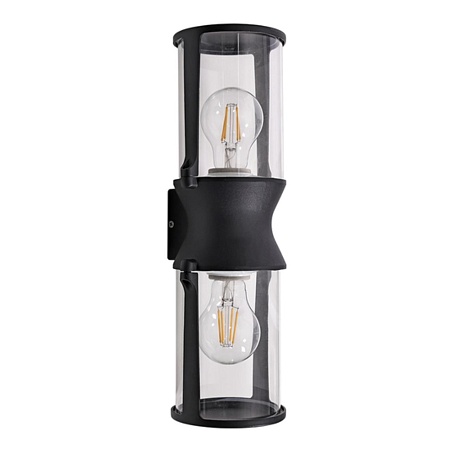 Уличный настенный светильник ARTE LAMP A8306AL-2BK - фото