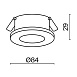 Встраиваемый светильник Technical Stark DL083-01-GU10-RD-S - фото