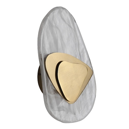 Светильник настенный ST-Luce Латунь/Прозрачно-белый LED 1*7W 4000K SL6123.301.01 - фото