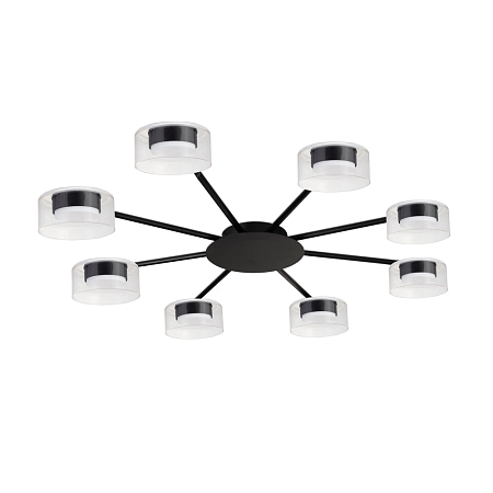 Потолочная люстра Arte Lamp ALIUS A8042PL-8BK - фото
