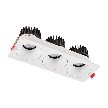 Встраиваемый корпус для светодиодного модуля серии ST850, ST851 ST-Luce Белый ST052.508.03 - фото