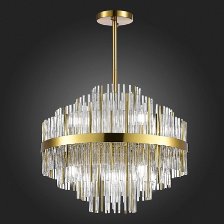 Люстра подвесная ST-Luce Латунь/Прозрачный E14 9*60W SL1634.303.09 - фото