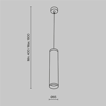 Подвесной светильник Technical P038PL-01G - фото