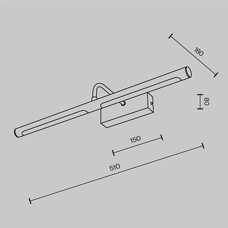 Подсветка Maytoni MIR266WL-L12BS3K - фото