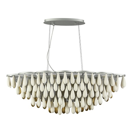 Светильник подвесной ST-Luce Серебристый/Белый, Золотистый E14 8*40W SL1517.103.08 - фото