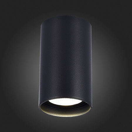 Светильник потолочный Черный LED 1*20W 3000K 1 600Lm Ra>90 60° IP44 D95xH150 220-265V ST157.432.20 - фото