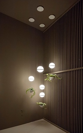 Подвесной Светильник Palma Wall Lamp 2 Шара Imperiumloft 168490-22 - фото