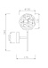 Настенный светильник (бра) Maytoni Ligero MOD061WL-01CH - фото