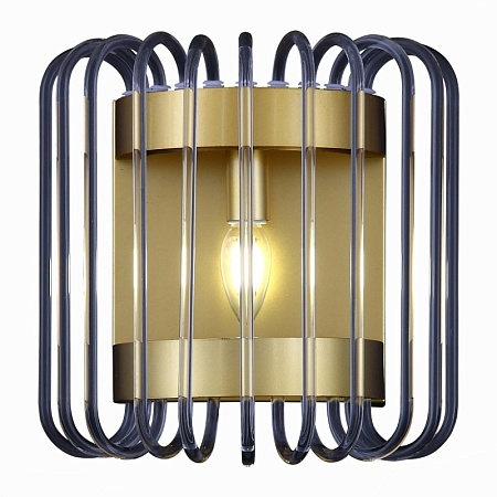 Бра ST-Luce Золотистый/Прозрачный E14 1*40W SL1228.201.01 - фото