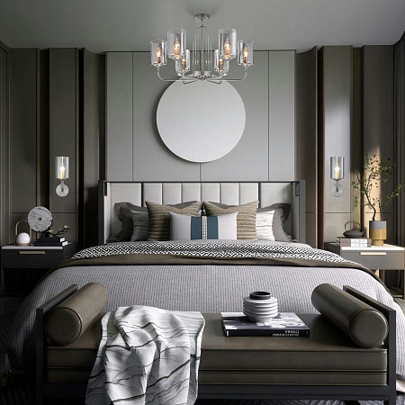 Настенный светильник Eurosvet 60138/1 сатин-никель - фото