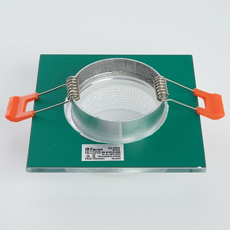 Светильник встраиваемый Feron DL3001 потолочный MR16 G5.3 прозрачный - фото