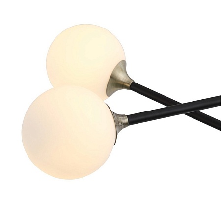 Светильник подвесной ST-Luce Черный, Золото/Белый G9 2*5W SL429.403.02 - фото