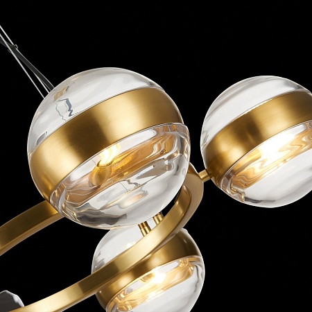 Светильник подвесной ST-Luce Латунь/Прозрачный G9 5*5W SL1156.303.05 - фото