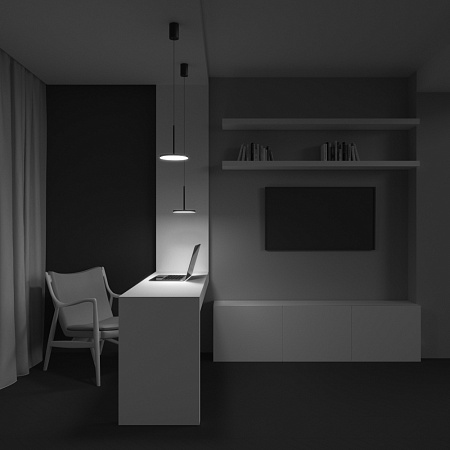 Подвесной светильник Technical Plato P076PL-L12W4K-B - фото