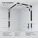 Slim Magnetic Шинопровод встраиваемый под ГКЛ 9,5мм черный (3м) 85210/00 85210/00 Elektrostandard - фото