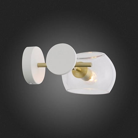 Бра ST-Luce Латунь/Прозрачный E14 1*40W SL434.201.01 - фото