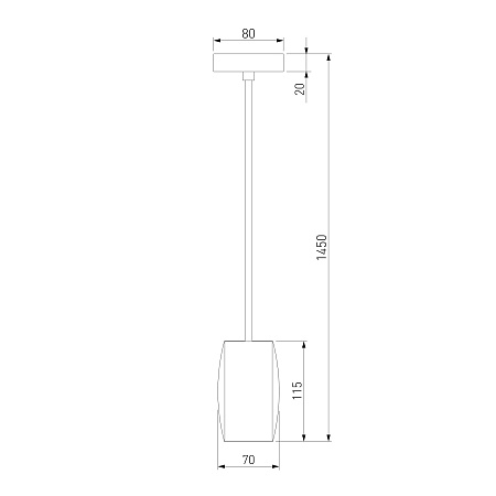 Подвесной светильник Eurosvet 50246/1 LED/ черный - фото