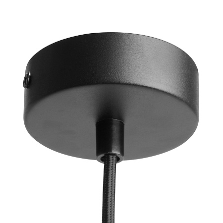 Светильник потолочный Feron HL3658 Barrel ECHO levitation  12W, 230V, GX53, чёрный, с  антибликовой сеточкой, на подвесе 1,7 м - фото