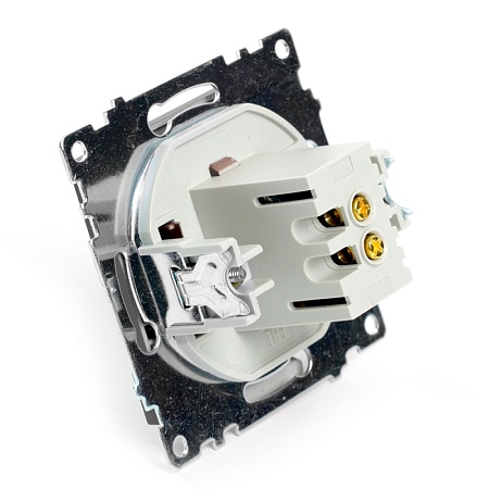 Розетка USB 2-местная (механизм), STEKKER GLS10-7115-04, 250B, 2,1А, серия Катрин, шоколад - фото