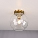 Потолочный Светильник Rh Utilitaire Globe Shade Flushmount Brass Imperiumloft 123675-22 - фото