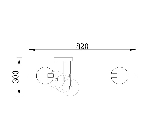 Подвесной светильник Freya FR5205PL-08BS - фото