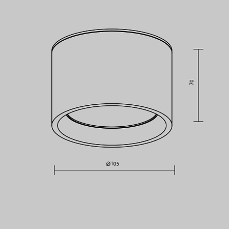 Потолочный светильник Technical Hydra C090CL-10W4K-W - фото