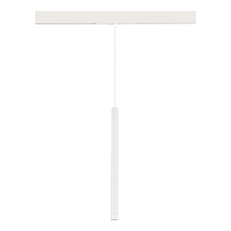 Магнитный трековый светильник Белый LED 1*8W 3000K 450Lm Ra90 24° IP20 D30xH500 48V ST683.536.08 - фото