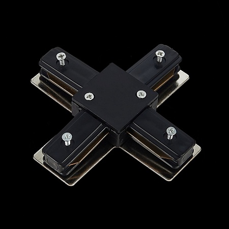 Коннектор X-образный ST-Luce Черный ST002.449.00 - фото