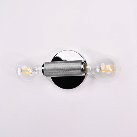 Бра Rh Utilitaire Inline Sconce Silver Imperiumloft 123280-22 - фото