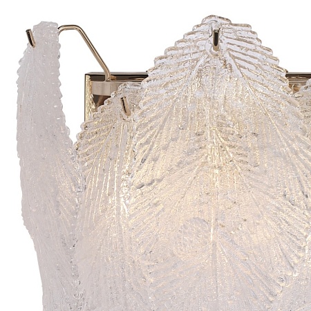 Светильник настенный ST-Luce золотистый/прозрачный, янтарный G9LED 2*5W SL6135.201.02 - фото