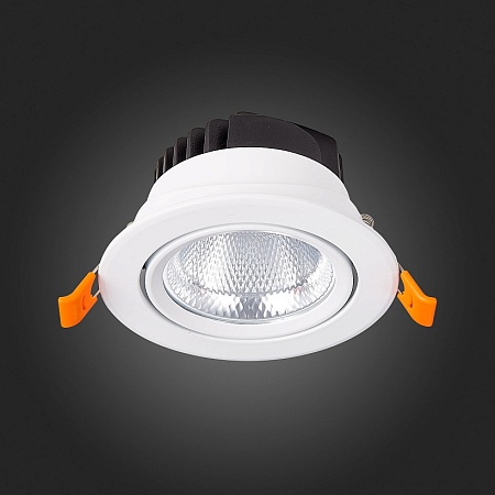 Св-к встр. Белый LED 1*24W 3000K 1 800Lm Ra80 36° IP20 D138xH88 220-240V ST211.538.24.36 - фото
