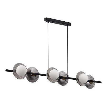 Светильник подвесной ST-Luce Черный/Дымчатый, Белый G9 6*5W 4000K SL1521.403.06 - фото
