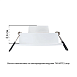 Точечный встраиваемый светильник Arte Lamp TARF A2167PL-1WH - фото