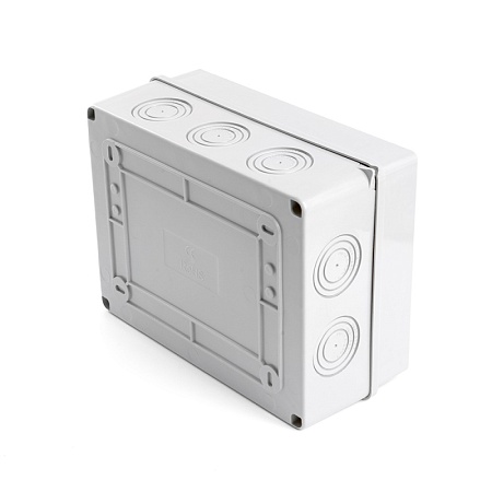 Бокс настенный STEKKER EBX50-1/08-65 8 модулей, пластик, IP65 - фото