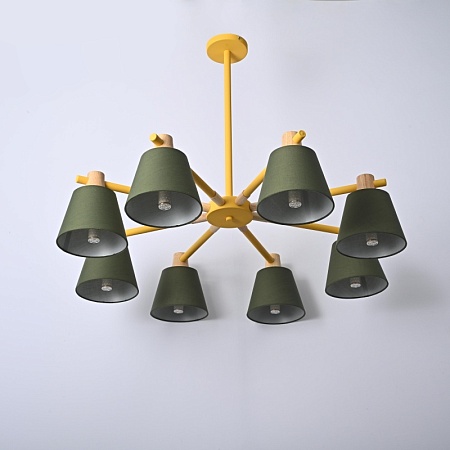 Потолочная Люстра На Штанге Natura A Green 8 Imperiumloft 177994-26 - фото