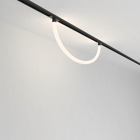 Трековая система Maytoni магнитная накладная чёрная 200 TS-D-200-TR101-2-20W4K-B