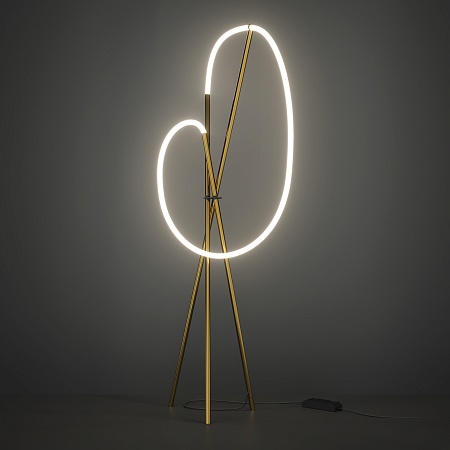 Напольный светильник (торшер) Maytoni Crochet MOD369FL-L36BS3K - фото