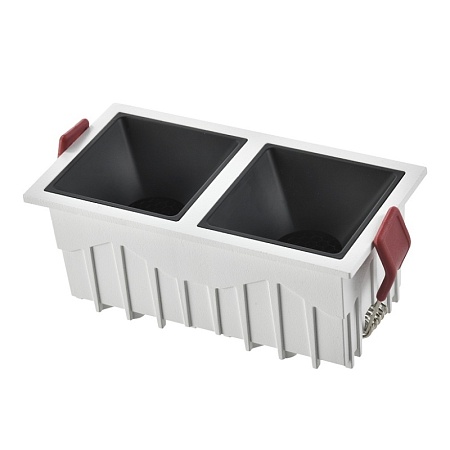 Св-к встр. Белый LED 2*10W 60° IP20 L65xW126xH52 85-265V В комплекте ST757.438.20 - фото