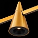 Магнитный трековый светильник FARM Золотистый LED 1*5W 3000K 272Lm Ra90 60 IP20 D70xH11 ST813.206.05 - фото