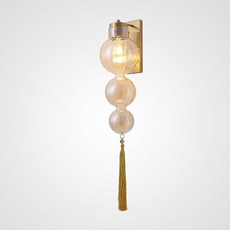 Бра Heathfield Lighting - Medina Wall Brass/Amber Imperiumloft 177914-22 - фото