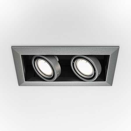 Встраиваемый светильник Technical Metal Modern DL008-2-02-S - фото