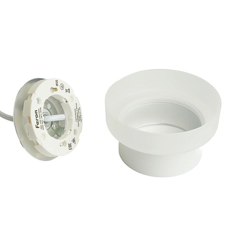 Светильник потолочный Feron Barrel HL4608 OPAL levitation 12W, 230V, GX53, белый, на подвесе 1,7 м - фото