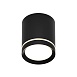 DK4016-BK Светильник накладной IP 20, 5 Вт, LED 3000, черный, алюминий/акрил - фото