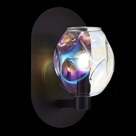 Бра ST-Luce Черный/Радужный E14 1*40W SL1188.401.01 - фото