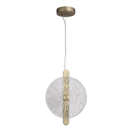 Светильник подвесной ST-Luce бронза/прозрачный LED 1*11W 4000K SL6141.303.01 - фото